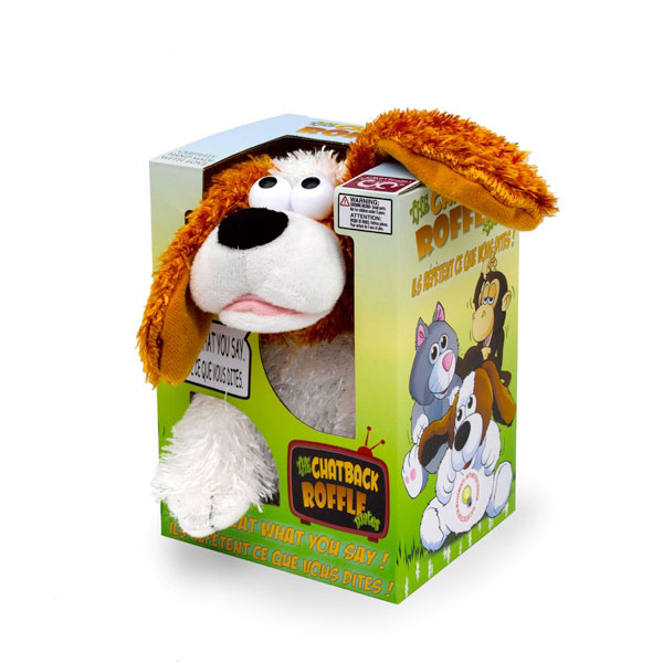 Roffle Chat back igračka - pas koji ponavlja govor - dodatni pogled