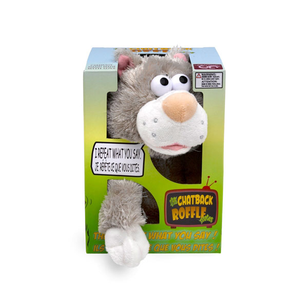 Roffle Chat back igračka - mačka koja ponavlja govor - dodatni pogled