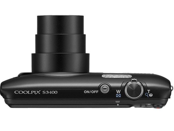 Nikon CoolPix S3400 digitalni fotoaparat crni - dodatni pogled