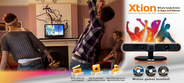 Asus XTION PC senzor pokreta za virtuelno upravljanje igrama i aplikacijama 0190962 - dodatni pogled