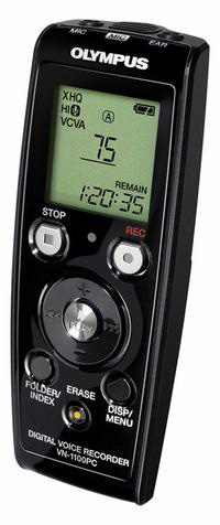 Olympus VN-1100PC - digitalni diktafon - dodatni pogled