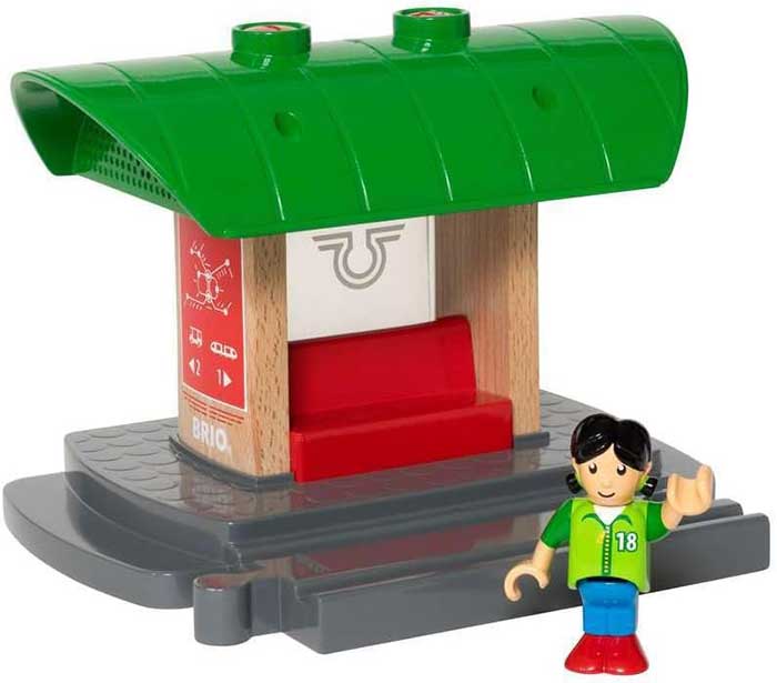 BRIO Igračka Železnička stanica sa funkcijom snimanja glasa 33840 - dodatni pogled