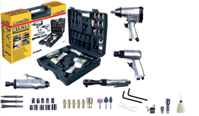 Garnitura alata za kompresor 34 dela NuAir - dodatni pogled