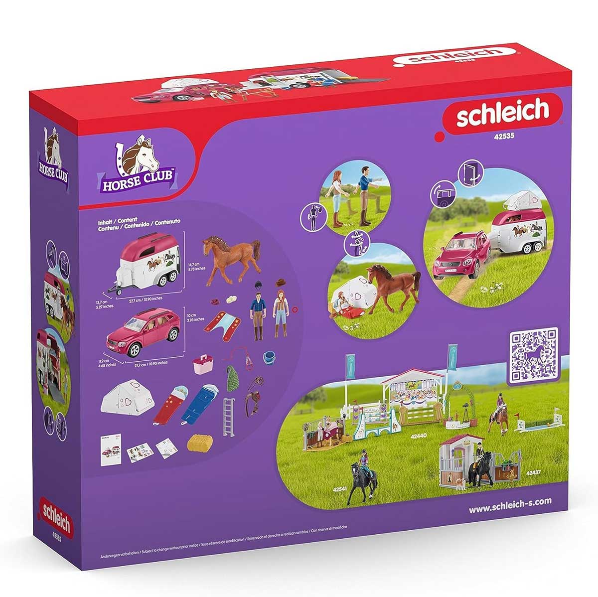 Schleich® Horse Club figure Auto i prikolica za konje 42535 - dodatni pogled