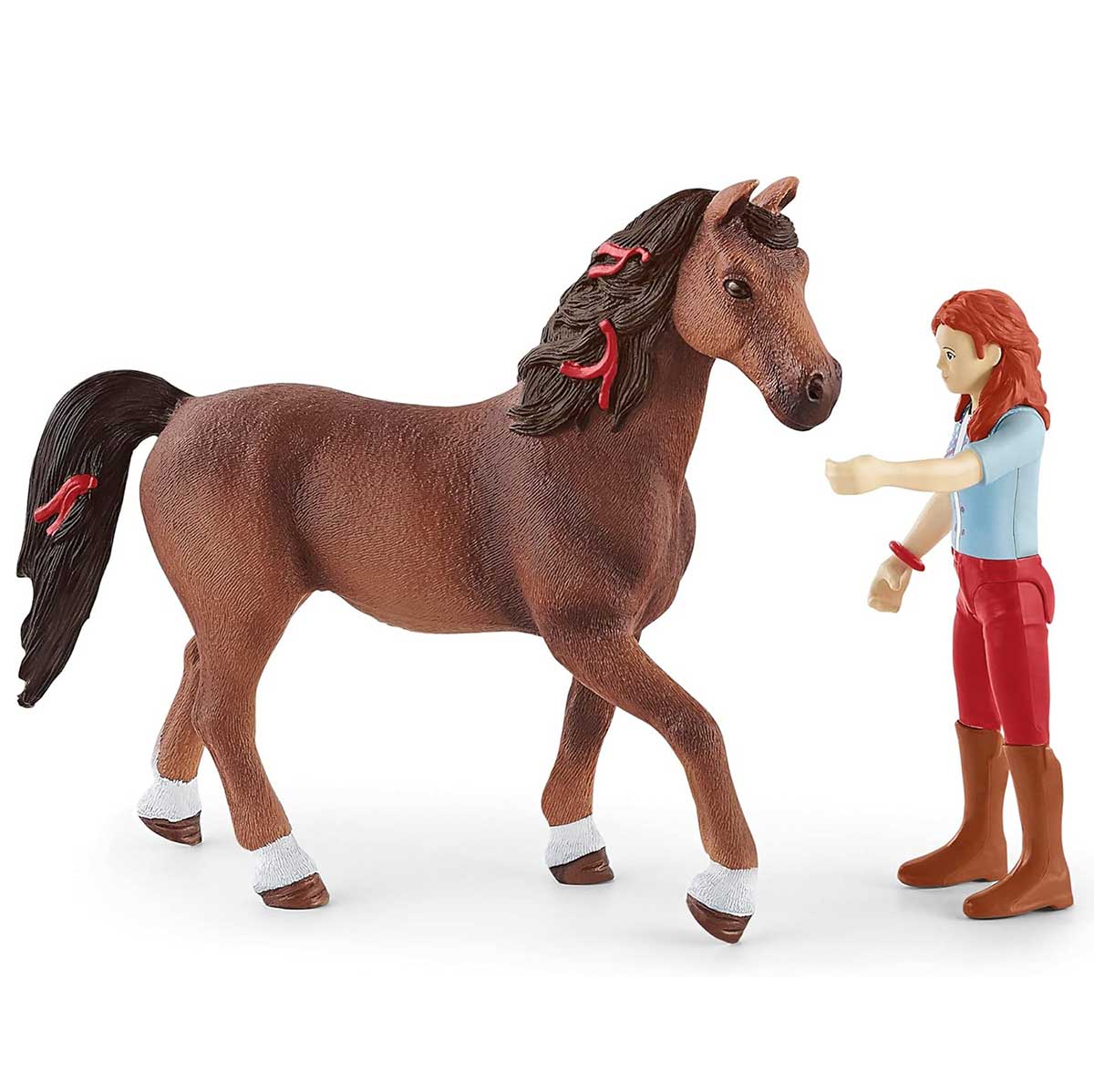 Schleich® Horse Club figure Konj sa jahačem - Hannah and Cayenne 42539 - dodatni pogled