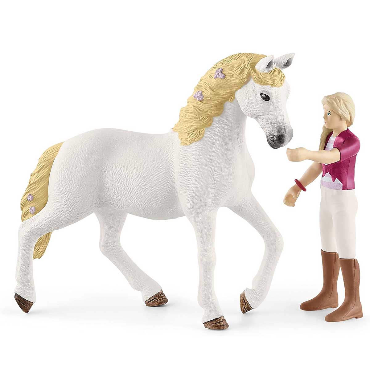 Schleich® Horse Club figure Konj sa jahačem - Sofia and Blossom 42540 - dodatni pogled
