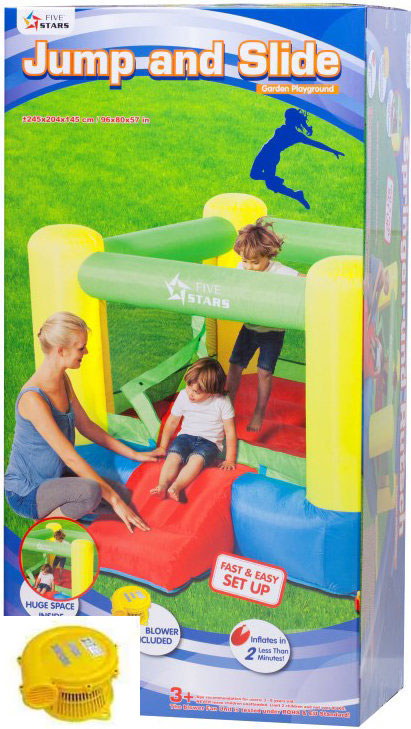 Igraonica - zamak na naduvavanje sa konstantnim protokom vazduha Five Stars 722-13 - dodatni pogled