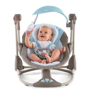 Pametna i tiha bebi ljuljaška InGenuity Sumner - dodatni pogled