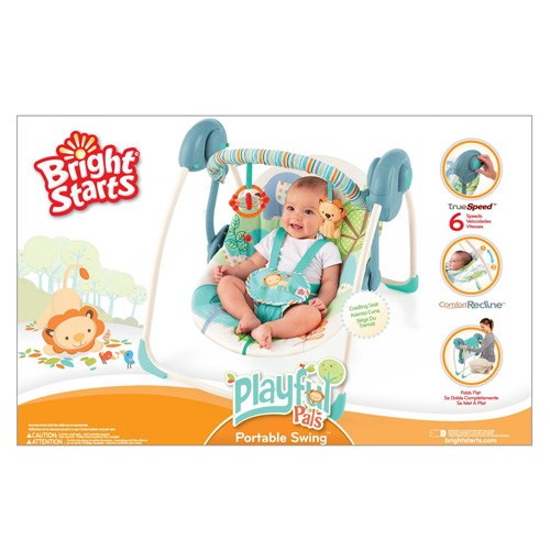 Bright Starts Bebi ljuljaška Razigrani drugari - dodatni pogled