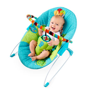 Bright Starts Ležaljka za bebe sa vibracijom Zoo priče - dodatni pogled