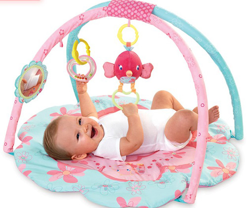 Bright Starts Podloga za igru za bebe Ružičasti Drugari - dodatni pogled