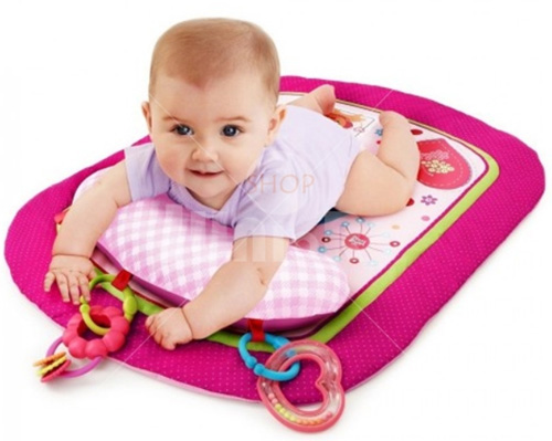 Bright Starts Bebi podloga za igru Pretty In Pink - Savana - dodatni pogled