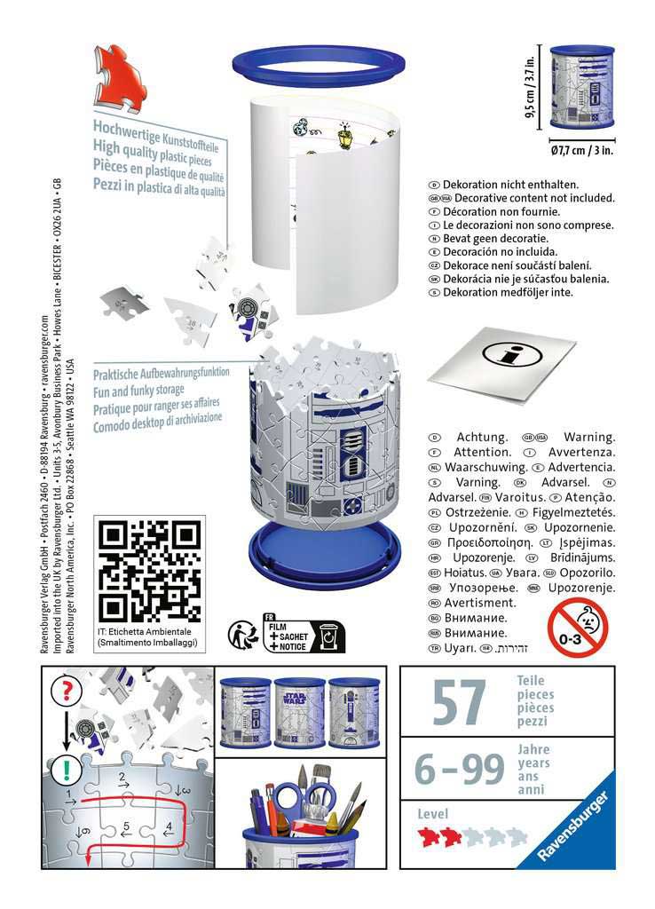 Ravensburger Napravi sam Kutija za olovke od puzli Star Wars 11554 - dodatni pogled