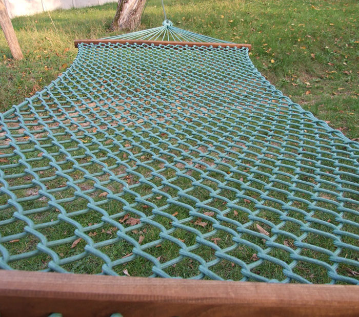 Viseća Ležaljka Mreža Bez Čvorova Hammock 200 x 100 cm - dodatni pogled
