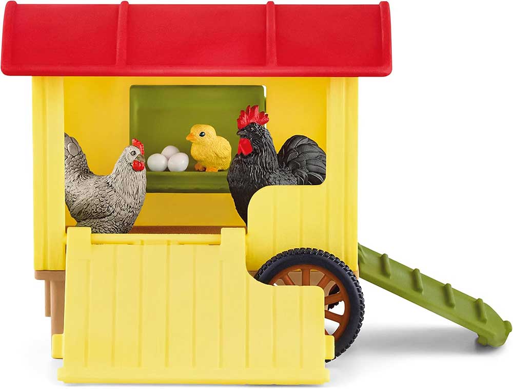Schleich® Figure Domaće životinje Pokretni kokošinjac i kokoške 42572 - dodatni pogled