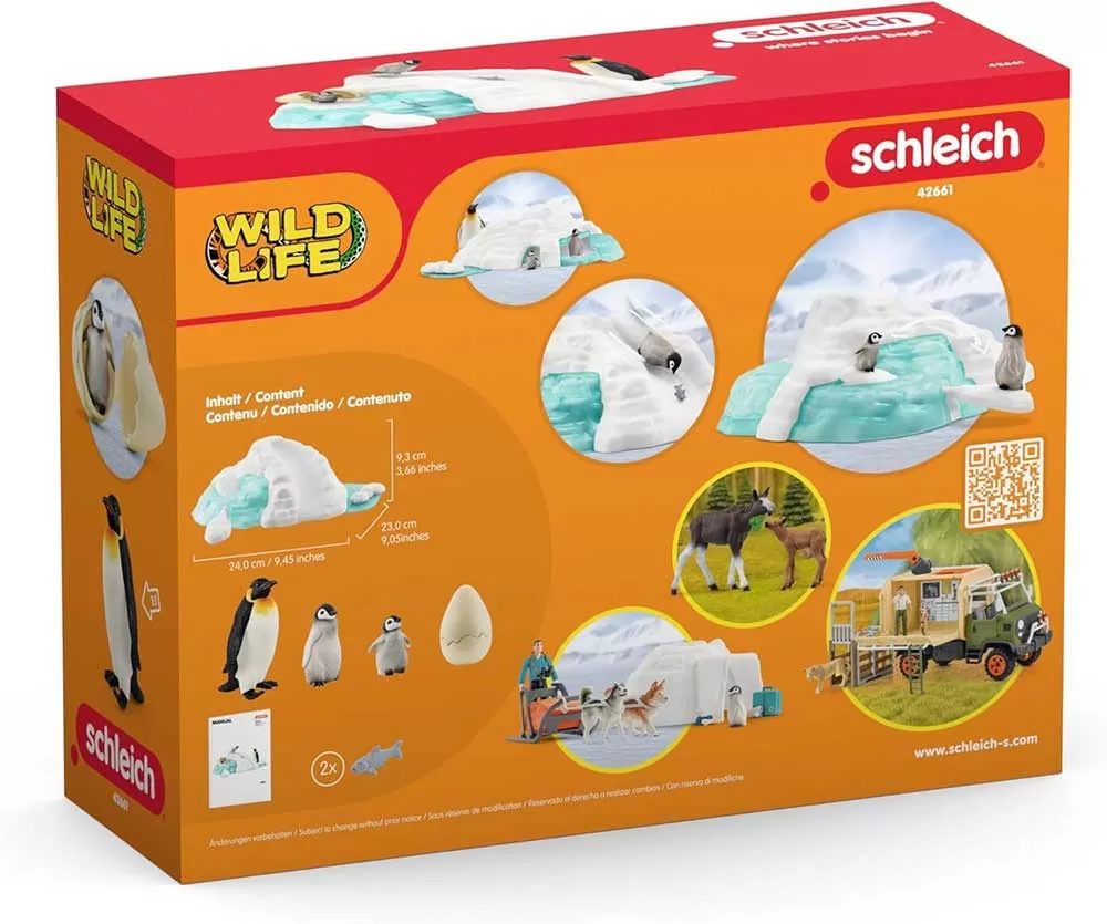 Schleich® Figure Divlje životinje Porodica kraljevskih pingvina se zabavlja 42661