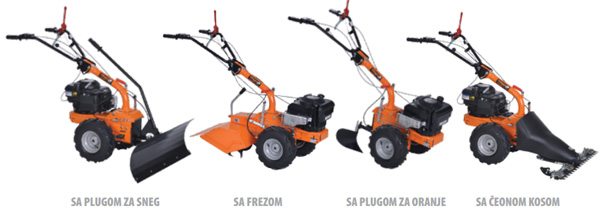 Motorni kultivator Villager VMM1918R sa dodacima - dodatni pogled