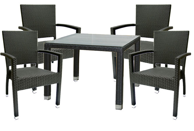 Garnitura Za Sedenje Ticciano - Aluminijum - PE Ratan - dodatni pogled