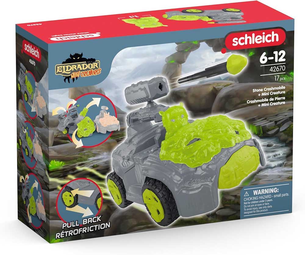 Schleich® Eldrador figurice - Crashmobile sa mini čudovištem Stone 42670 - dodatni pogled