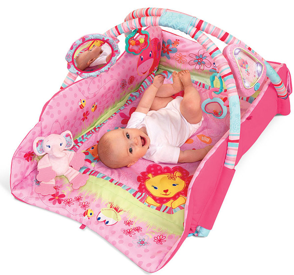 Bright Starts Deluxe Bebi gimnastika Garden Fun - dodatni pogled