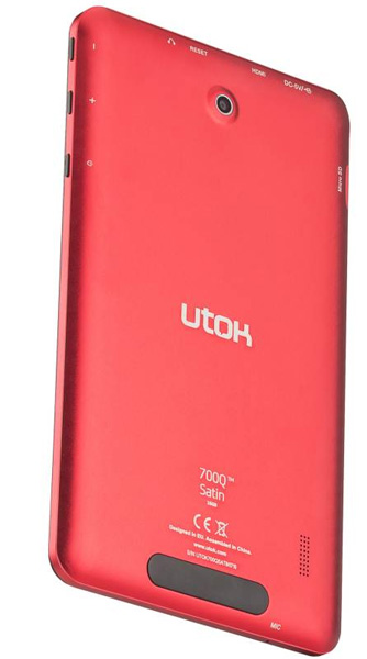 Tablet računar Utok 700Q Satin crno-crveni 70509 - dodatni pogled
