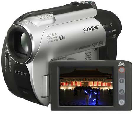 Sony DCR-DVD106 - DVD kamkorder - dodatni pogled