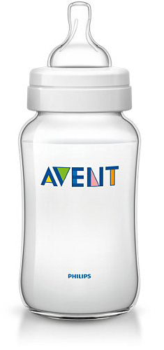 Avent Plastična flašica Classic 330ml sa cuclom sa promenljivim protokom 3m+ - dodatni pogled