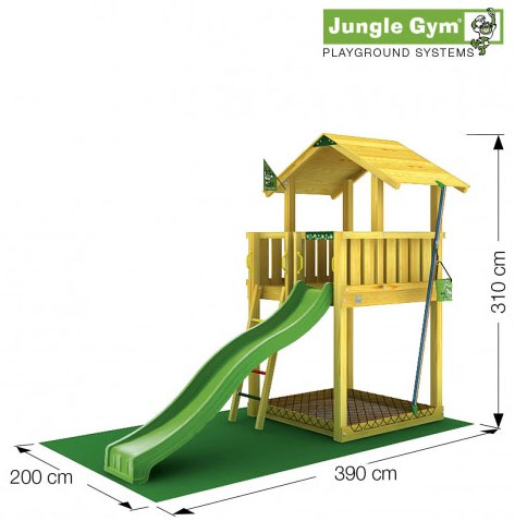 Dečije Igralištance Jungle Gym Chalet - Alpska Kuća - dodatni pogled