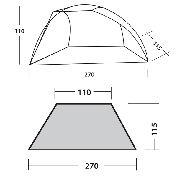 Šator Easy Camp Beach 120093 - dodatni pogled