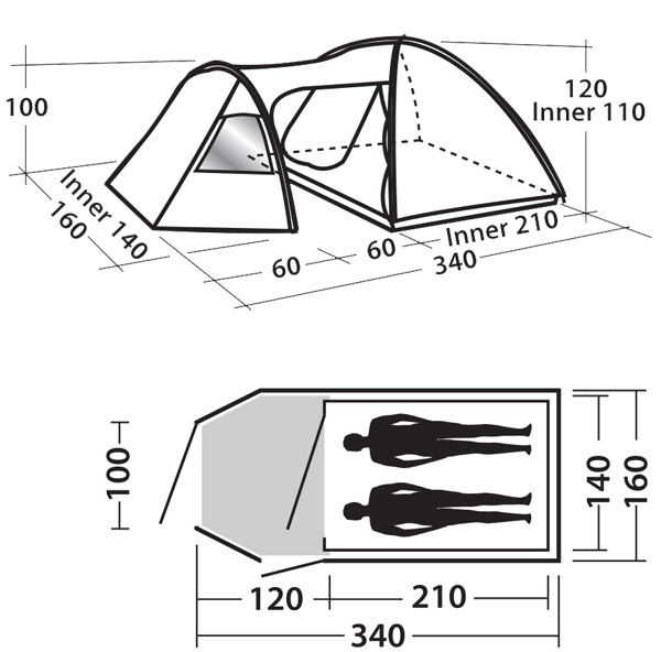 Šator Easy Camp Eclipse 200 teget 120115 - dodatni pogled