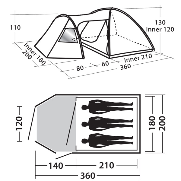 Šator Easy Camp Eclipse 300 teget 120116 - dodatni pogled