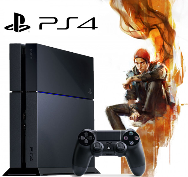 Sony Playstation 4 konzola - PS4 Bundle Infamous Second Son - dodatni pogled