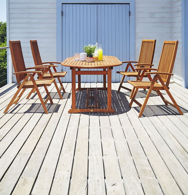 Baštenska garnitura Olymp sto i četiri stolice - dodatni pogled