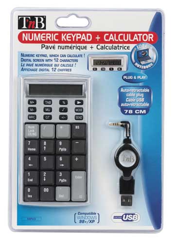 TnB Numerička tastatura sa kalkulatorom 28551 - dodatni pogled