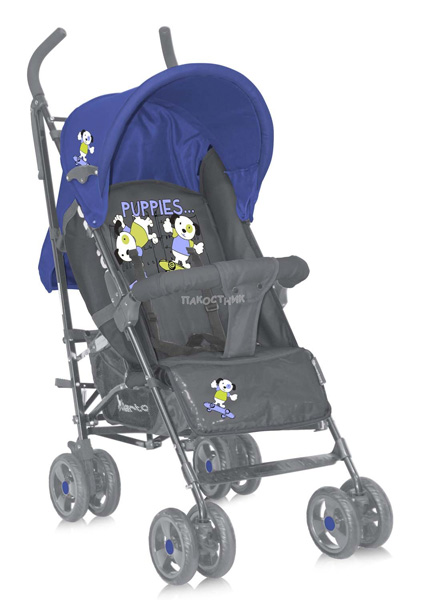 Bertoni Kišobran kolica Fiesta Blue&Grey Puppies 10020731459A - dodatni pogled