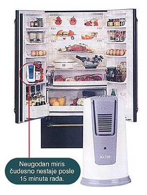 Jonizator za frižider XJ-100 - dodatni pogled