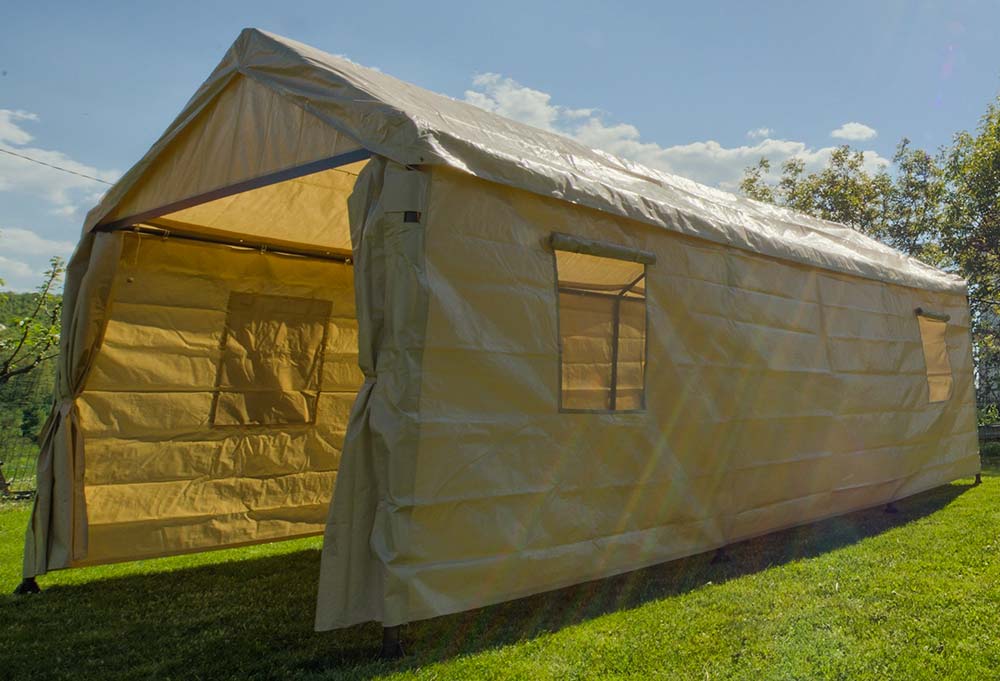 Šator - Garaža - Paviljon Sa Bočnim Stranama 6 x 3 m - dodatni pogled