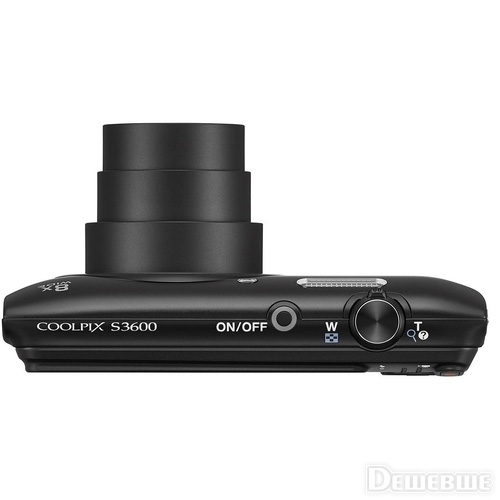 Nikon Digitalni Fotoaparat Coolpix S3600 Crni - dodatni pogled