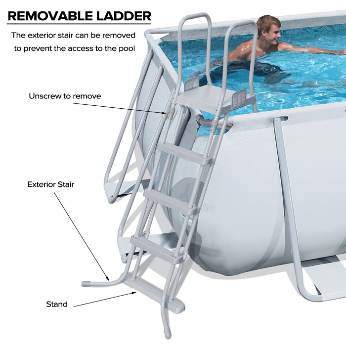 Bazen 671x366x132 cm BestWay Steel Pro 56470 - dodatni pogled