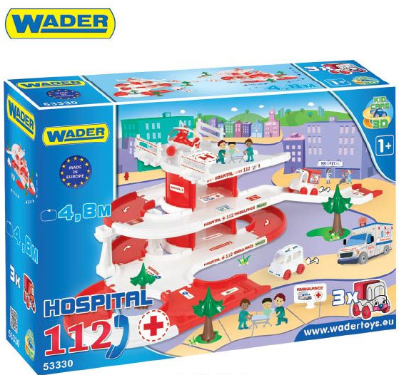 Dečija auto-garaža hitna pomoć Wader 53330 - dodatni pogled