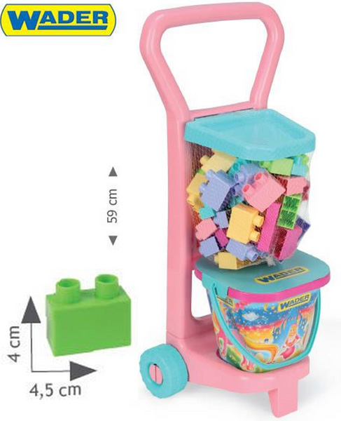 Dečiji set sa kockama i stalkom Wader 10773 - dodatni pogled