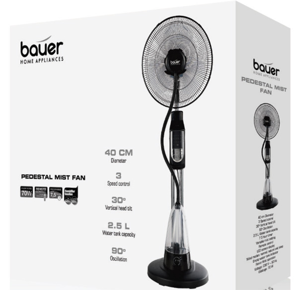 Ventilator sa raspršivačem vode Bauer HF-440 21722 - dodatni pogled