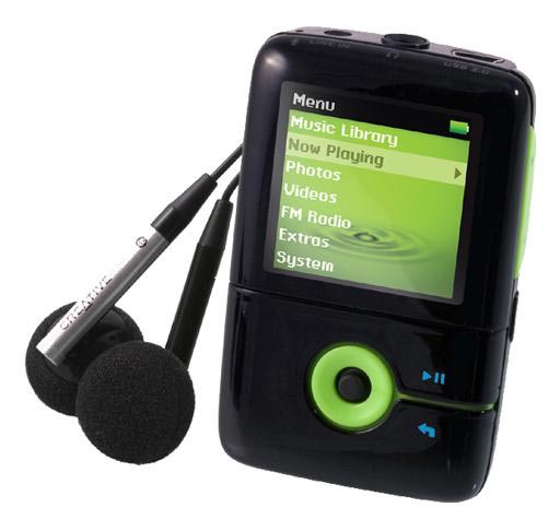 Creative Zen V - 2 GB - dodatni pogled