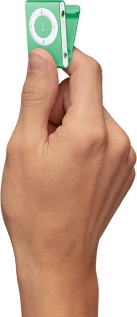 Apple iPod shuffle 1GB clamshell green - dodatni pogled