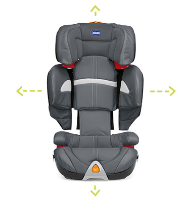 Chicco Dečje autosedište Oasys 2-3 Beige 00079244010000 - dodatni pogled