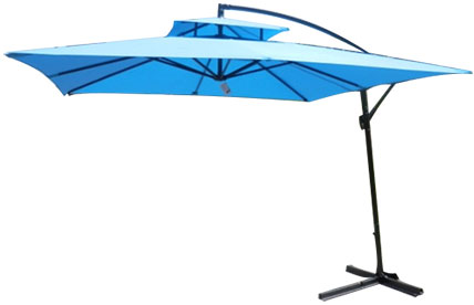 Viseći Suncobran Banana Četvrtasti - dodatni pogled