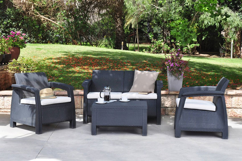 Baštenska Kompozicija Barahona Antracit - Siva - dodatni pogled