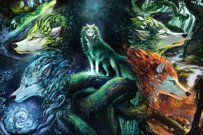 Puzzle 7000 delova Šumski šaptači Vukovi Ravensburger 12001423 - dodatni pogled