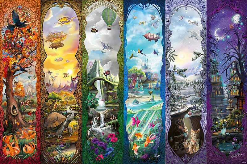 Puzzle 7000 delova Šest portala Ravensburger 12001422 - dodatni pogled