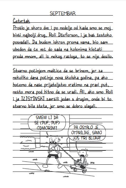 Dnevnik šonjavka 5 - Ružna istina, Džef Kini - dodatni pogled